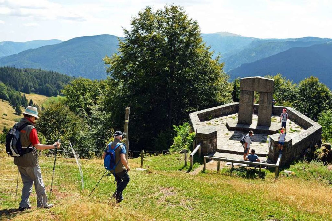 Das groe Denkmal, dass die Nationalso...erhalb von Hofsgrund errichten lieen.  | Foto: Gerhard Lck