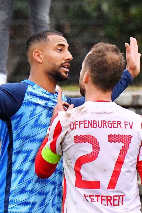 Emotional und umkmpft: Das Spitzenspi...Offenburger FV gegen den FC Denzlingen  | Foto: Wolfgang Kuenstle