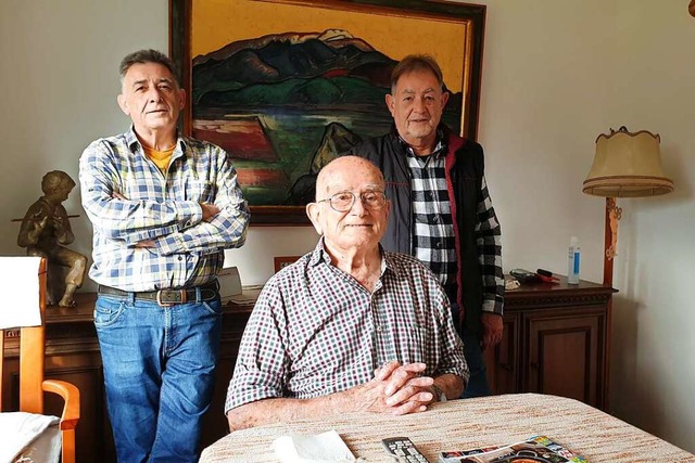 Schon ewig in der Kolpingsfamilie: Mar...nd Hermann Hoch (50 Jahre) (von links)  | Foto: Theresa Steudel