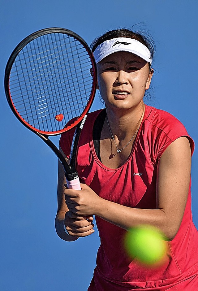 Tennisspielerin Peng Shuai  | Foto: SAEED KHAN (AFP)