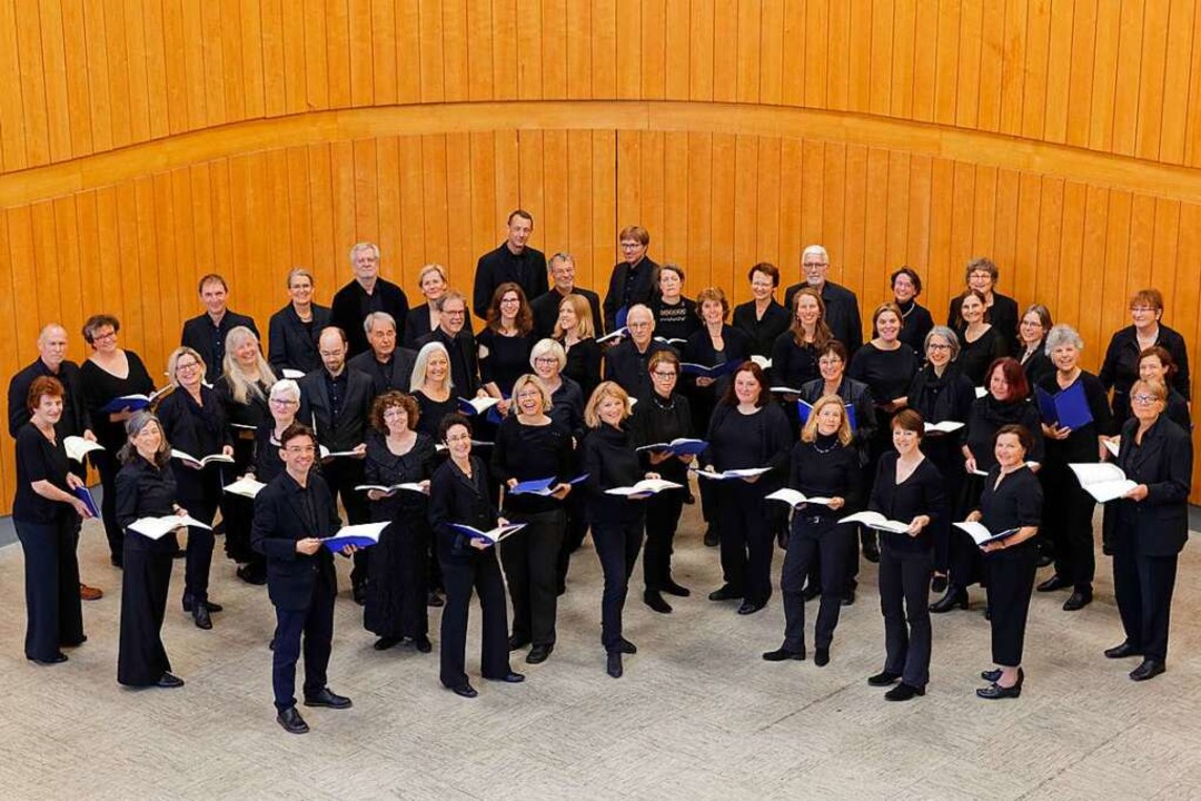 Der Motettenchor Lrrach im Jahr 2019  | Foto: Martin Schulte-Kellinghaus