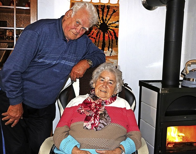 Heinz und Toni Ruppenstein genieen di...gibt, ist die Welt sowieso in Ordnung.  | Foto: Martha Weishaar