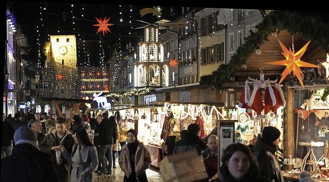 Ein Bild aus einer anderen Zeit: Der Weihnachtsmarkt 2019  | Foto: Gerard, Roland
