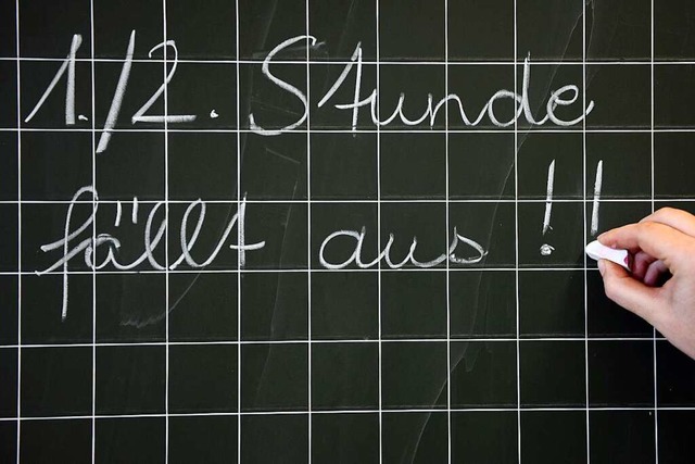 An der Realschule fehlen Lehrkrfte, w...Unterrichtsausfall fhrt. (Symbolbild)  | Foto: Caroline Seidel