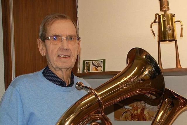 Werner Linsin aus Rheinfelden wird 85 und ist fast so lang der Musik verbunden
