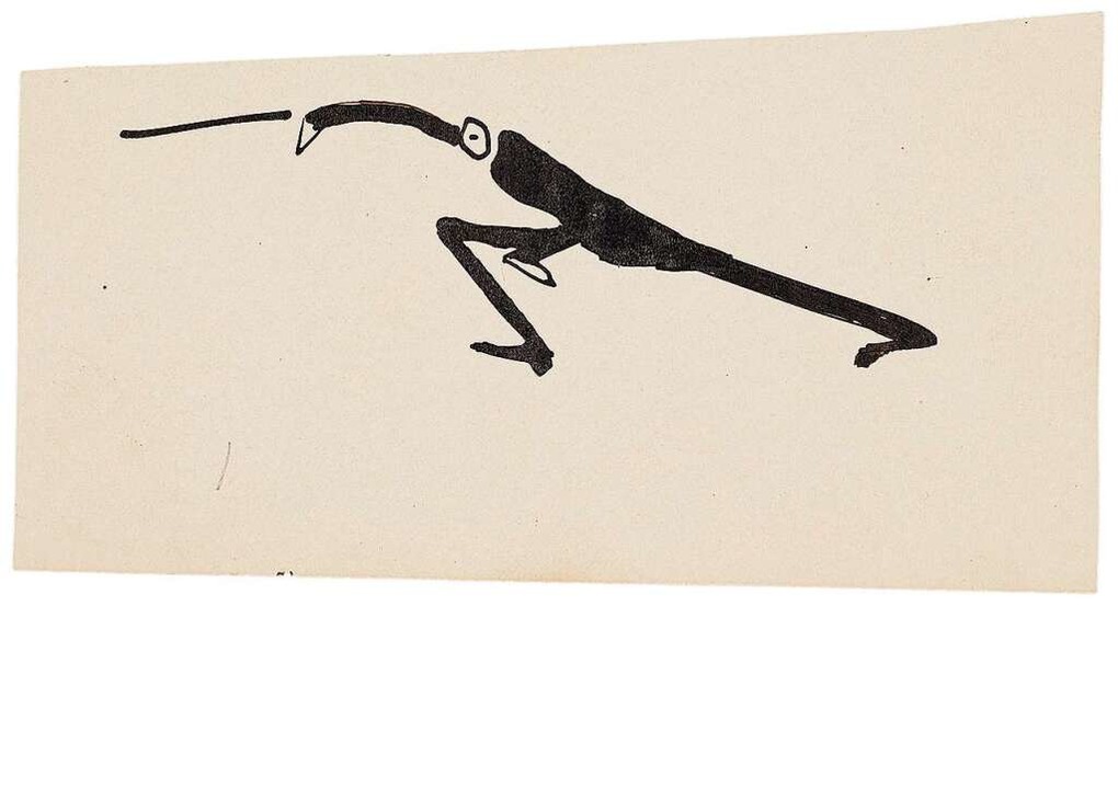 Kafkas Zeichnungen sind ein eigenes kü...el, keine Illustrationen seiner Texte.  | Foto: Ardon Bar-Hama
