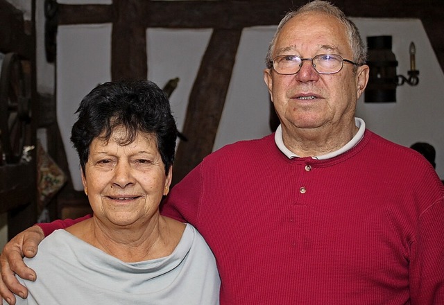 Fernanda Julia und Antonio Martins Florido sind seit 1971 verheiratet.  | Foto: Adelbert Mutz