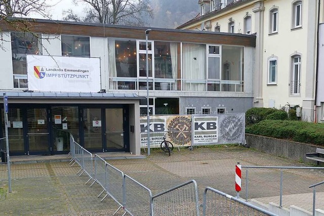 Der Kreisimpfsttzpunkt in Waldkirch i...Corona-Pandemie sollen weitere folgen.  | Foto: Sylvia Sredniawa
