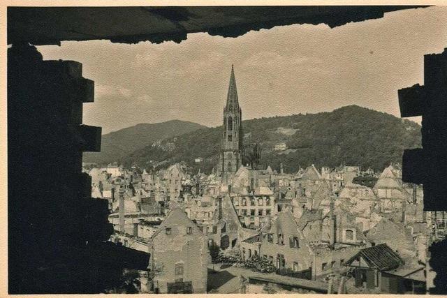 Nach dem Luftangriff vor 77 Jahren lag Freiburg in Trmmern