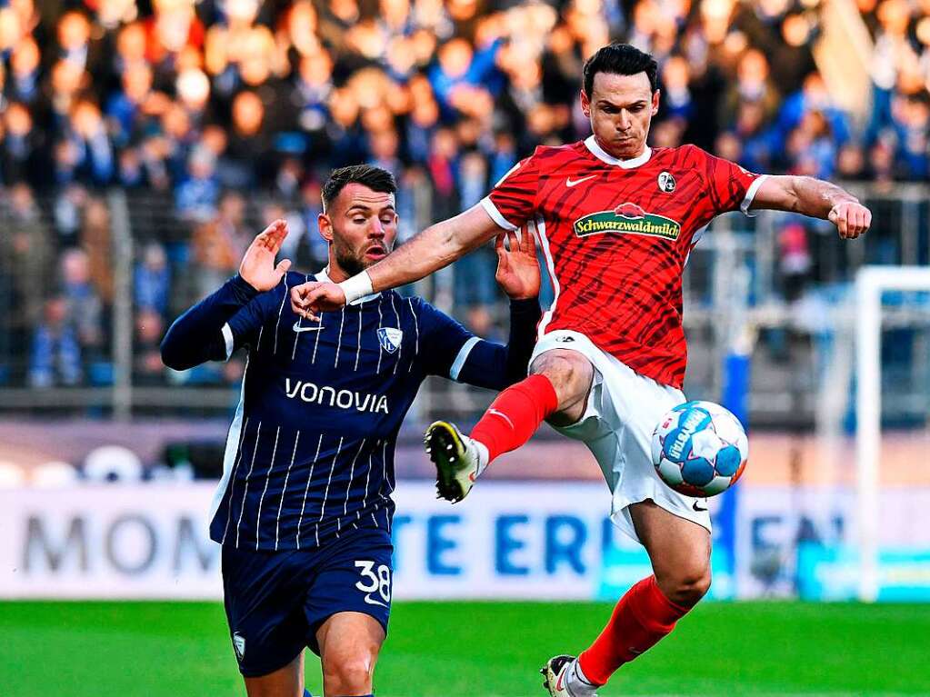 Der SC Freiburg spielte am Samstag gegen den VfL Bochum.