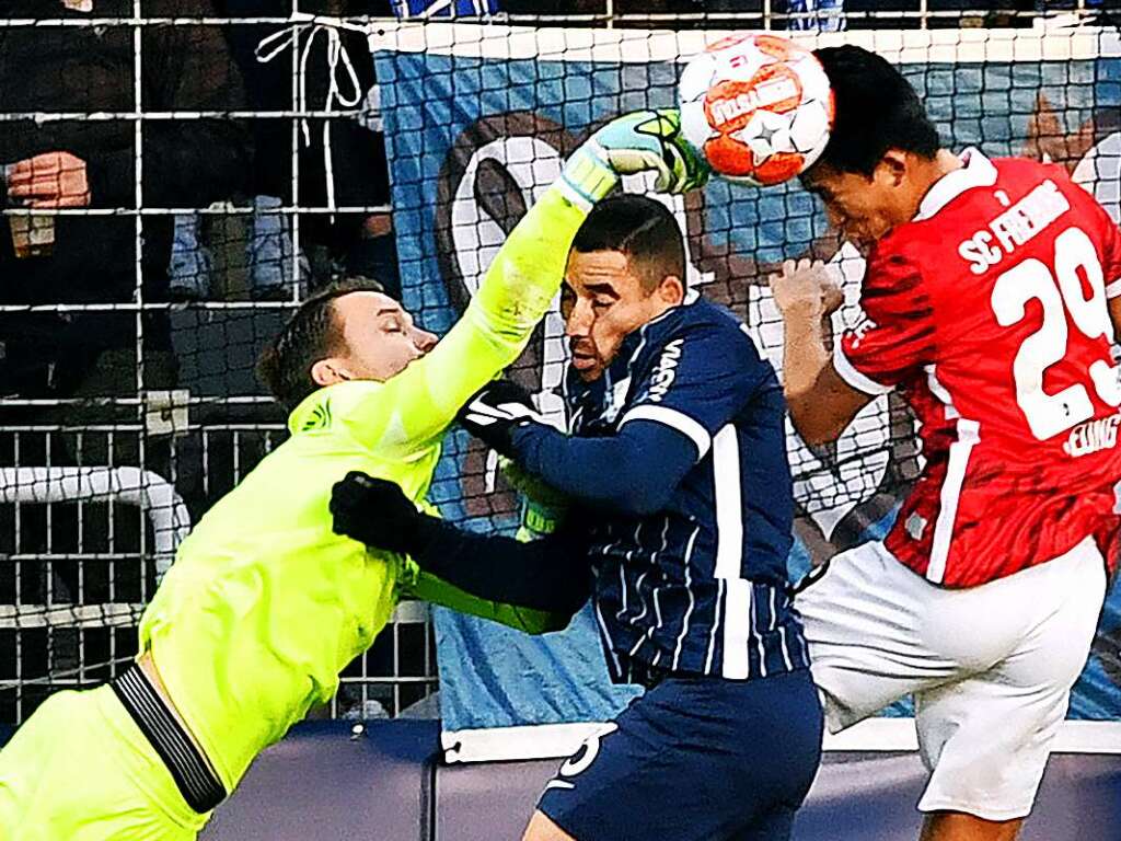 Der SC Freiburg spielte am Samstag gegen den VfL Bochum.