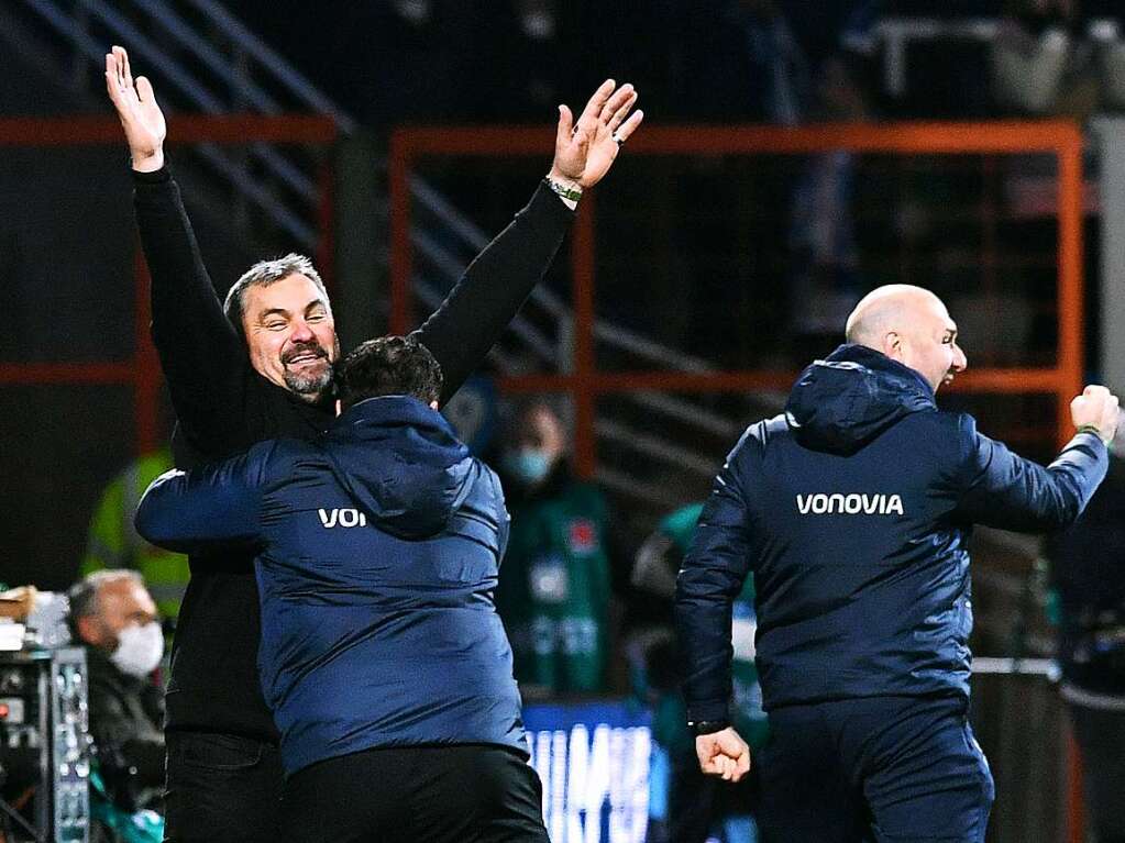 Der SC Freiburg spielte am Samstag gegen den VfL Bochum.