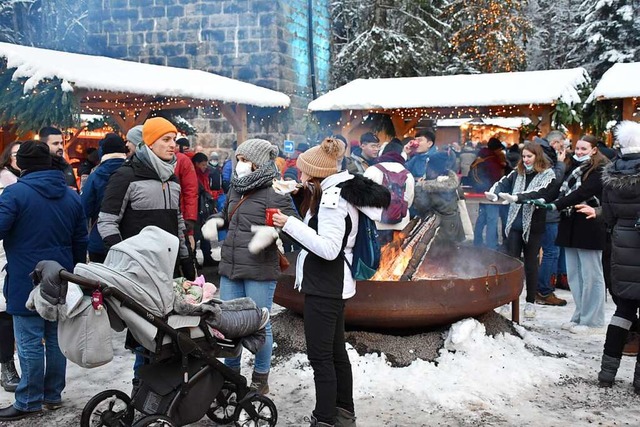 Der Weihnachtsmarkt in der Ravennaschl...er der wenigen seiner Art in Sdbaden.  | Foto: Thomas Biniossek