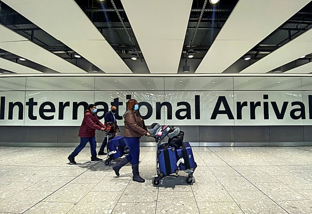 Wenig los am Heathrow-Airport  in London  | Foto: Alberto Pezzali (dpa)