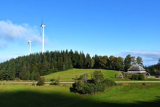 Windkraftanlagen bei der Holzschlgermatte auf dem Schauinsland  | Foto: Max Schuler