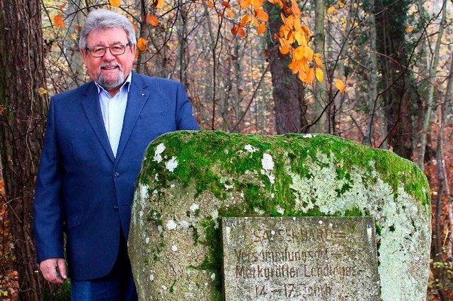 Bernhard Winterhalter auf dem Sausenha...nter anderem Gerichtsverhandlungen ab.  | Foto: Reinhard Cremer