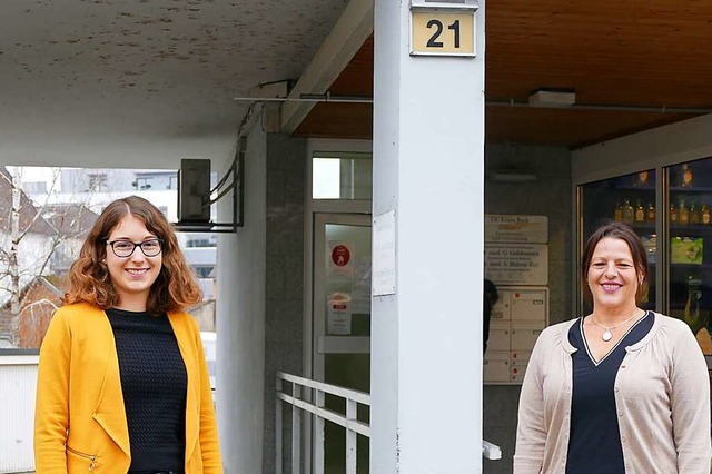Katja Teuchert (links) und Claudia Eff...wo die Erhebungsstelle ihren Sitz hat.  | Foto: Verena Pichler
