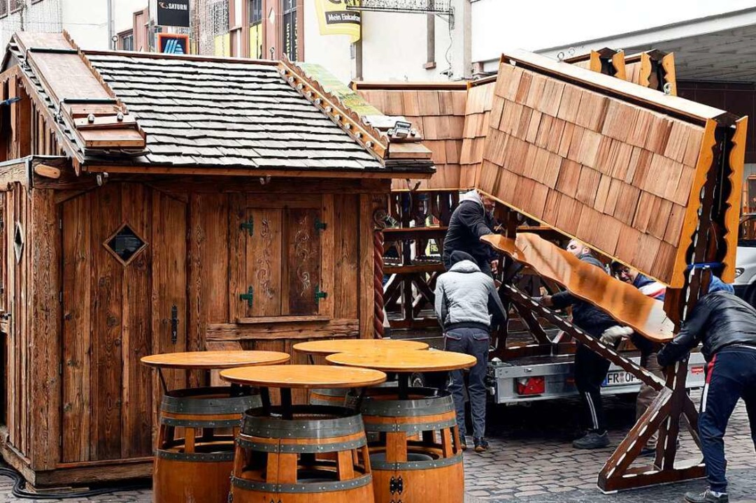 Der Freiburger Weihnachtsmarkt ist ber...eit der vergangenen Woche geschlossen.  | Foto: Thomas Kunz