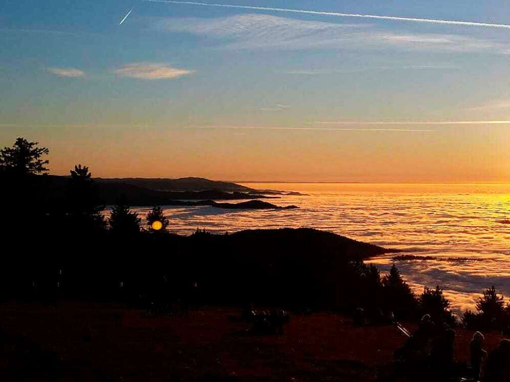 Auch Alex Kbler war vom Meer aus Nebel, das er auf dem Kandel sah, begeistert.