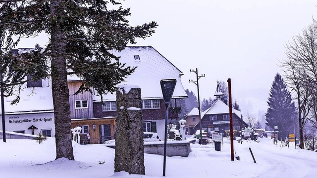 Gegenber dem Gasthaus Speckhsli in B...ppel,  moderne Holz-Chalets entstehen.  | Foto: Wilfried Dieckmann