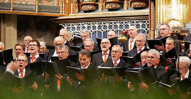 Männerchor Hochfirst bei der bisher letzten Bergweihnacht 2019. | Foto: Eva Korinth Männerchor Hochfirst bei der bisher letzten Bergweihnacht 2019. | Foto: Eva Korinth