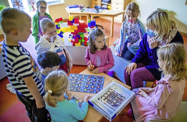 Die Kinderbetreuung war Thema im March...Erhhung der Gebhren entschieden hat.  | Foto: Jens Bttner (dpa)