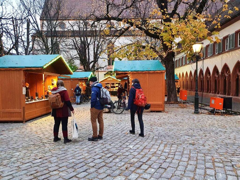 Der Weihnachtsmarkt ist abgesagt &#8211; Kunsthandwerker drfen bleiben  | Foto: Jana Kohlschtter