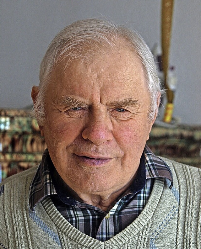 Der ehemalige Ortsvorsteher von Rotzel, Oswald Ebner, wird heute 85 Jahre alt.  | Foto: Karin Stckl-Steinebrunner