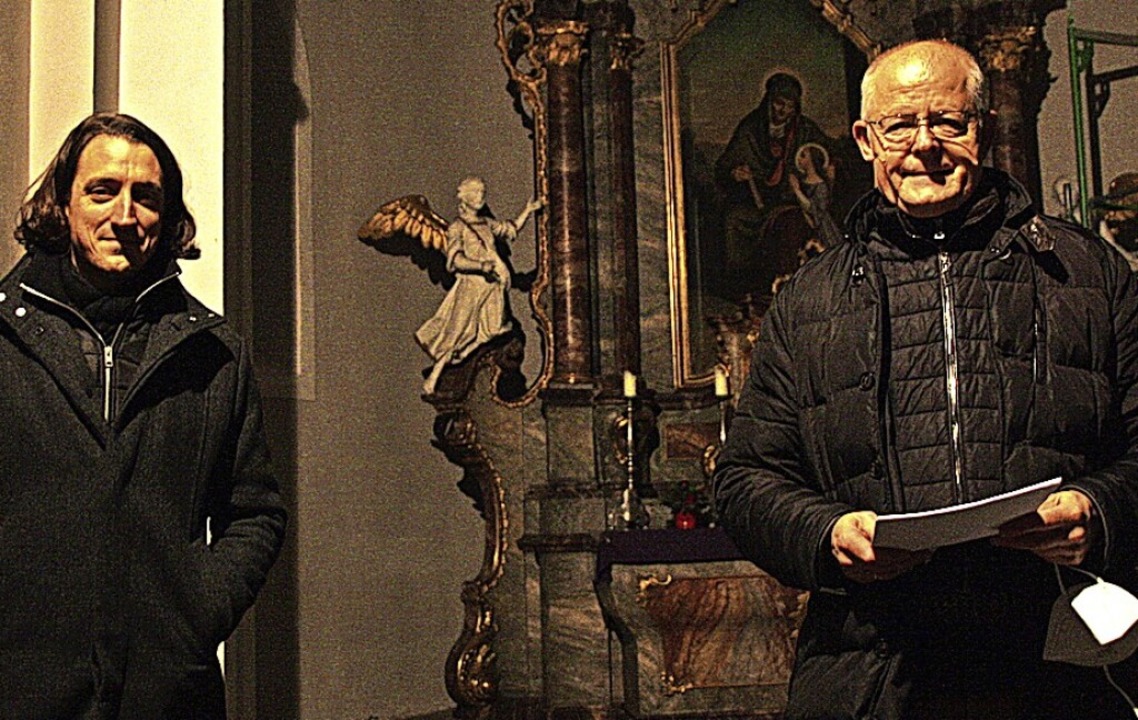 Lukas Grimm (links) und Peter Modler  | Foto: Christiane Franz