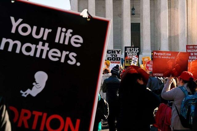 Abtreibungsrechte sind in weiten Teilen der USA in Gefahr