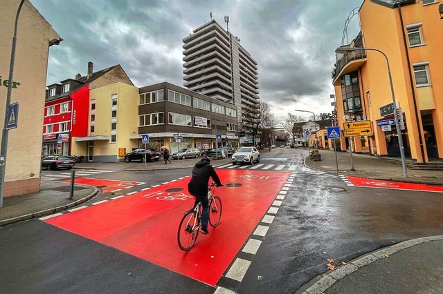 Die Einbahn- und Vorfahrtsregeln auf d...radstrae sorgen noch fr Irritationen  | Foto: Barbara Ruda