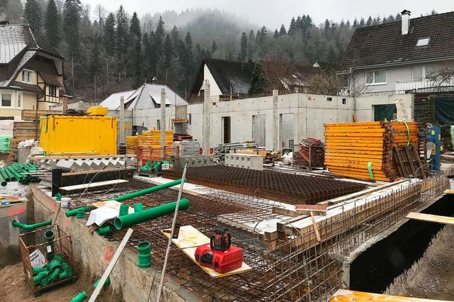 Der Bau des MTB-Gebudes schreitet vor...hres soll das Erdgeschoss fertig sein.  | Foto: Architekturbro Bwer, Eith, Murken, Vogelsang