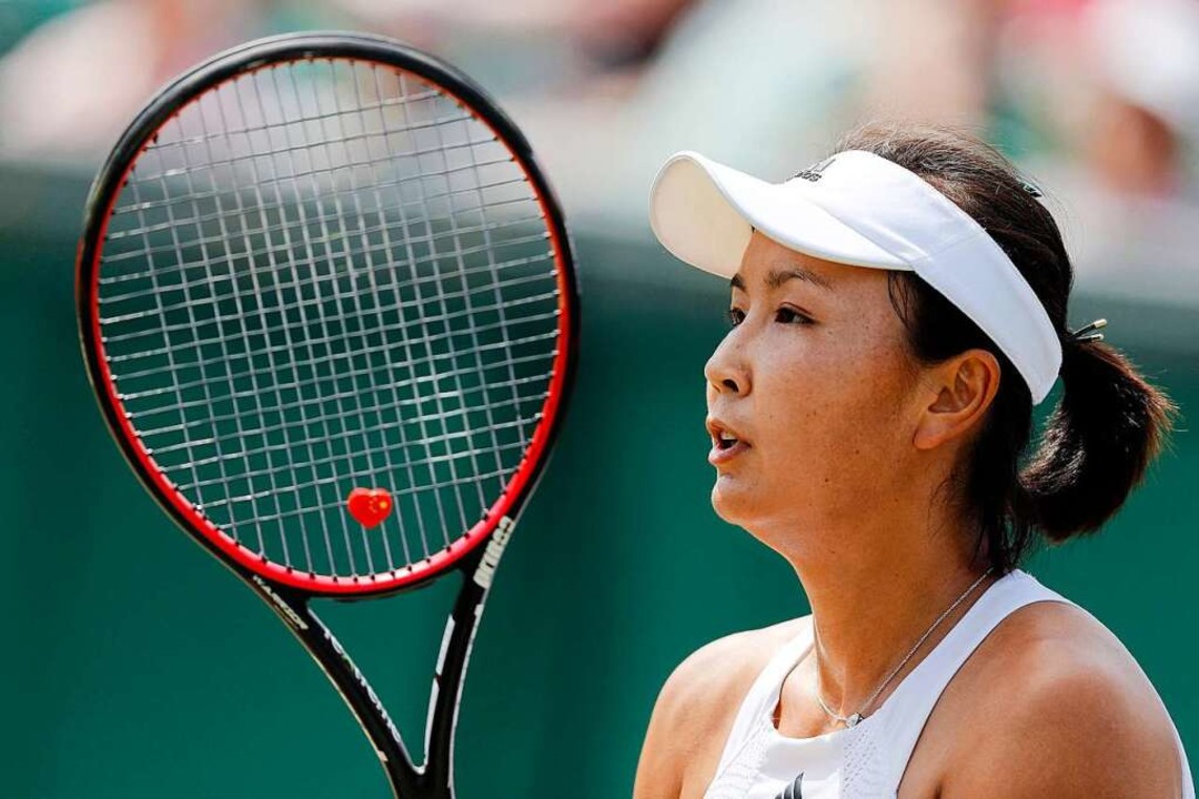 Die chinesische Tennisspielerin Peng Shuai  | Foto: ADRIAN DENNIS (AFP)