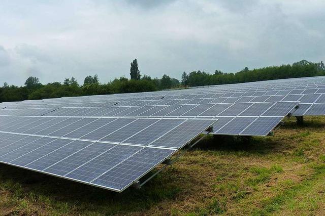 EWS plant in Frhnd einen Solarpark mit 