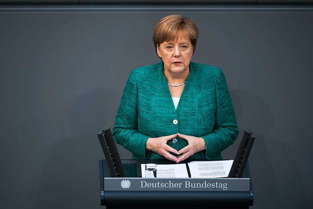 Angela Merkel verabschiedet sich nach 16 Jahren in den Ruhestand.  | Foto: Bernd von Jutrczenka (dpa)