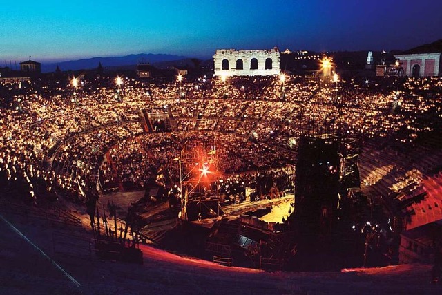 Beeindruckendes Erlebnis: eine Auffhrung in der Arena di Verona  | Foto: Dieter Baumgartner (M-TOURS Erlebnisreisen GmbH)