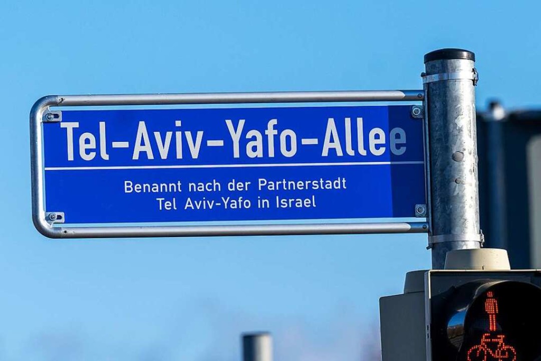 Das neue Straßenschild  | Foto: Patrick Seeger/Stadt Freiburg