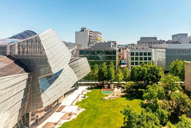 Der Gehry-Bau ist eines der markanten ...Gebude auf dem Basler Novartis Campus  | Foto: Novartis