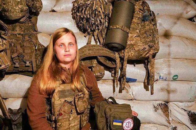 Den Tod sah sie schon bei ihrem ersten Einsatz im Donbass-Krieg