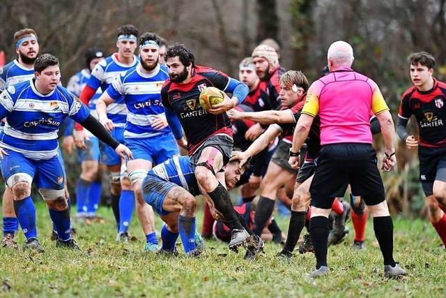 Fotos: Freiburger Rugbyspieler im Regionalliga-Duell mit Heidelberg