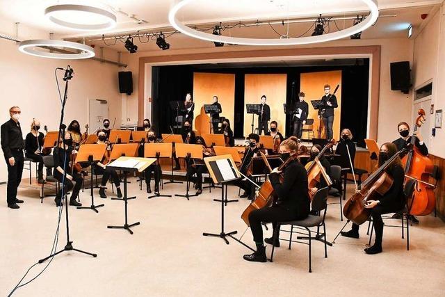 Orchester braucht bei der Videoproduktion in Lörrach keine Pause