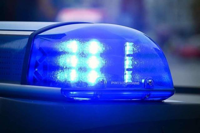 Auto landet in Wyhlen im Bach