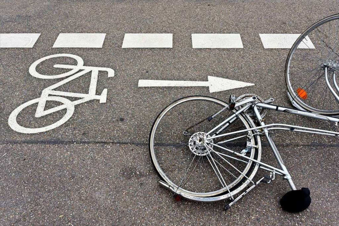 Das Rad wurde nach Angaben der Polizei...errollt oder eingeklemmt (Symbolbild).  | Foto: Thomas Kunz