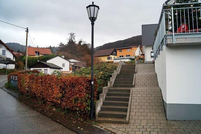Neuer Fußgängerweg in Badenweiler-Lipburg