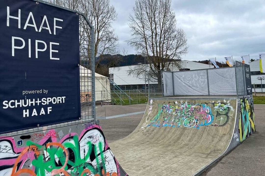 Der Skatepark muss das Staufener Gewer...ssen. Ein neuer Standort wird gesucht.  | Foto: Frank Schoch