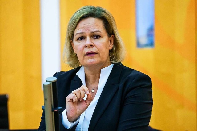 Nancy Faeser.  | Foto: Andreas Arnold (dpa)