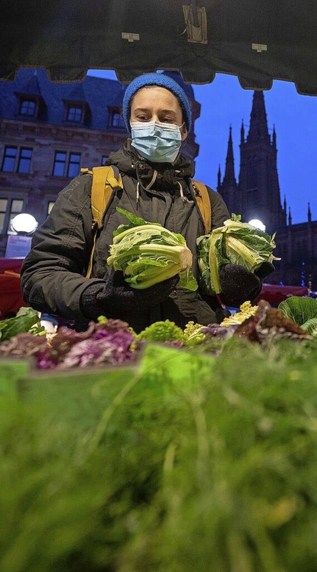 Der Mittwochsmarkt hat sich stabilisiert.  | Foto: Sebastian Gollnow (dpa)