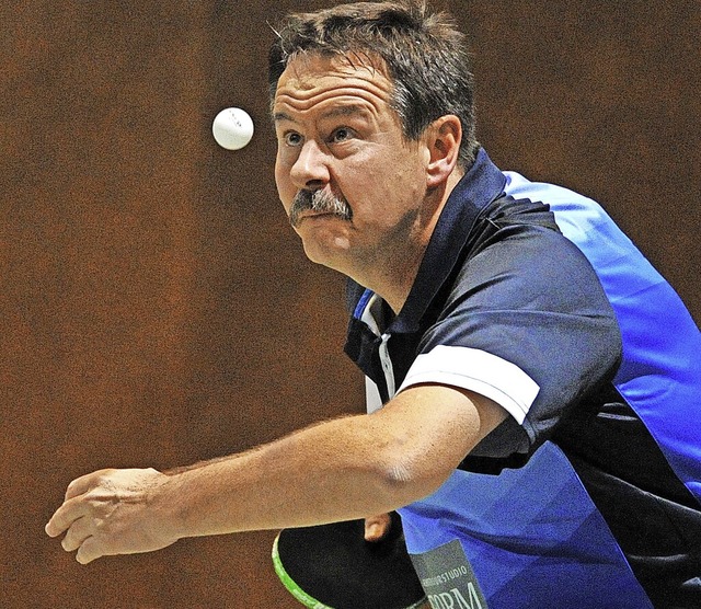 Tischtennis-Routinier Gerd Schnle ist der beste Sthlinger Punktesammler.  | Foto: Wolfgang Scheu