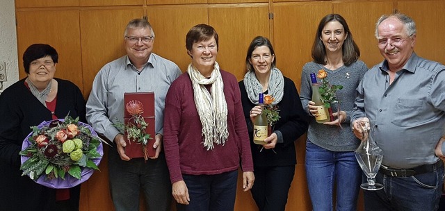 Die bei der Generalversammlung fr lan...ll, Franziska Thoma und Wolfga Dutzi.   | Foto: Aufnahme Privat