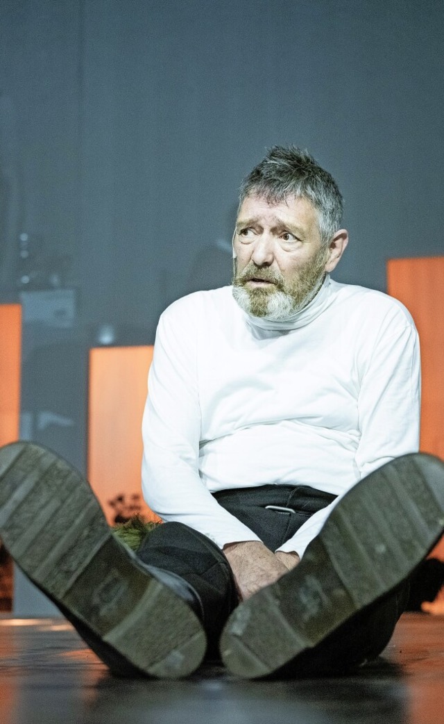 Verschreckt und verloren: Pierre Bokma als King Lear  | Foto: JU Bochum